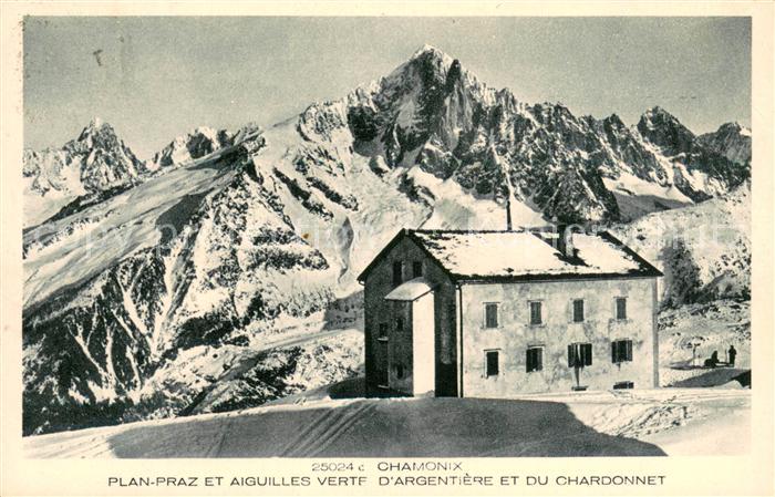 Chamonix Plan Praz et Aiguilles Verte d’Argentiere et du Chardonnet