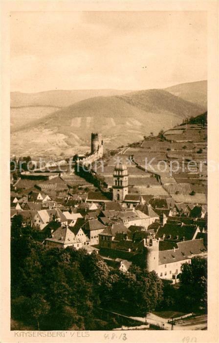 Kaysersberg Haut Rhin Panorama