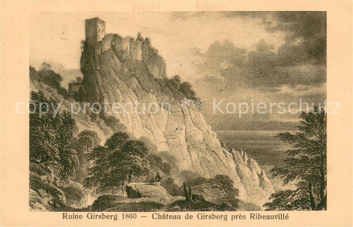 Ribeauville Haut Rhin Elsass Chateau de Girsberg