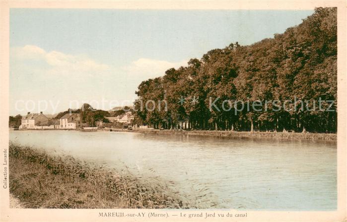 Mareuil-le-Port Le grand Jard vu du canal