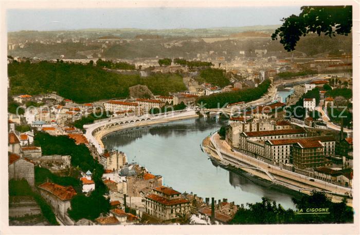 Lyon France Panorama vue sur la Saone