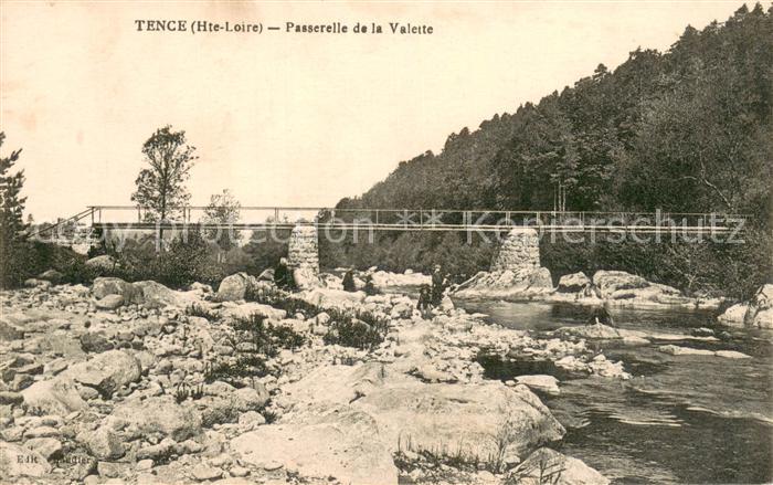 Tence Passerelle de la Valette