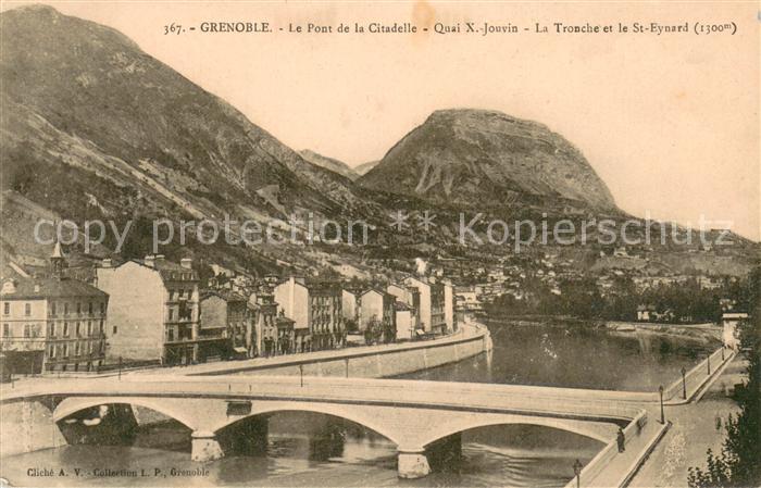 Grenoble Le Pont de la Citadelle Quai X Jouvin L