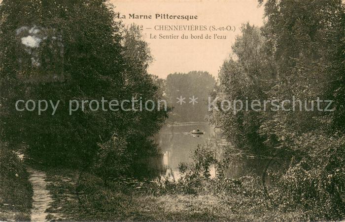 Chennevieres-les-Louvres Le Sentier du bord de l'eau