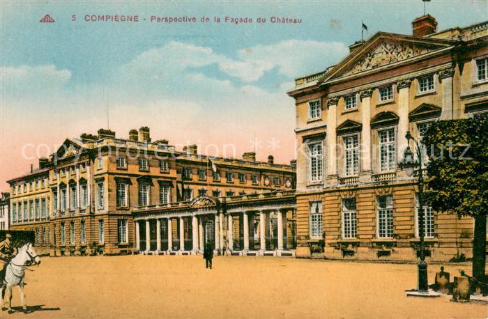 Compiegne 60 Perspective de la Facade du Chateau