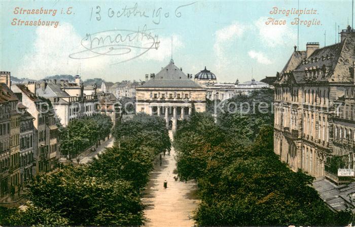 Strassburg Elsass Broglieplatz