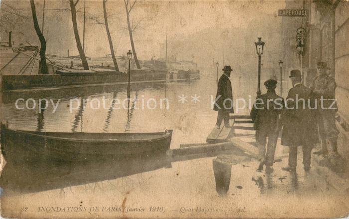 Paris Inondations de Paris Janivier 1910
