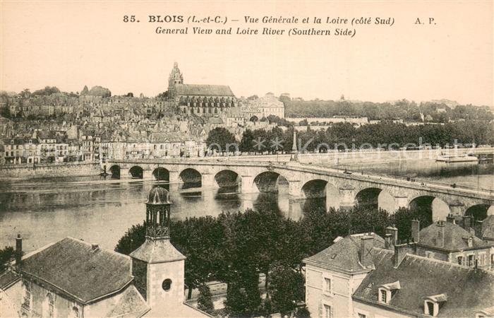 Blois 41 Vue generale et la Loire