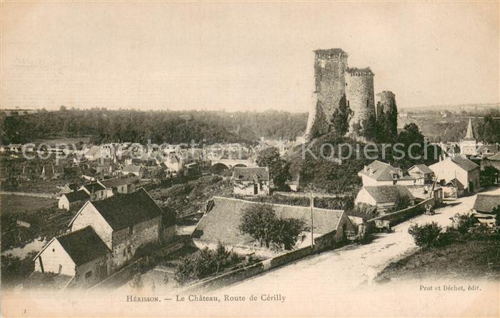Herisson Allier Le Chateau Route de Cerilly