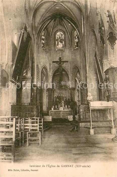 Gannat Interieur de l'Eglise
