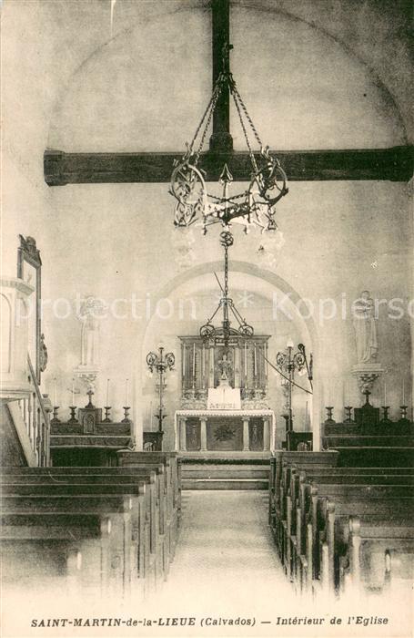 Saint-Martin-de-la-Lieue Interieur de l'Eglise