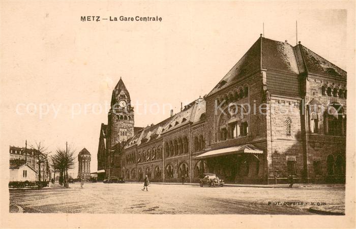 Metz  57 Moselle La Gare Centrale