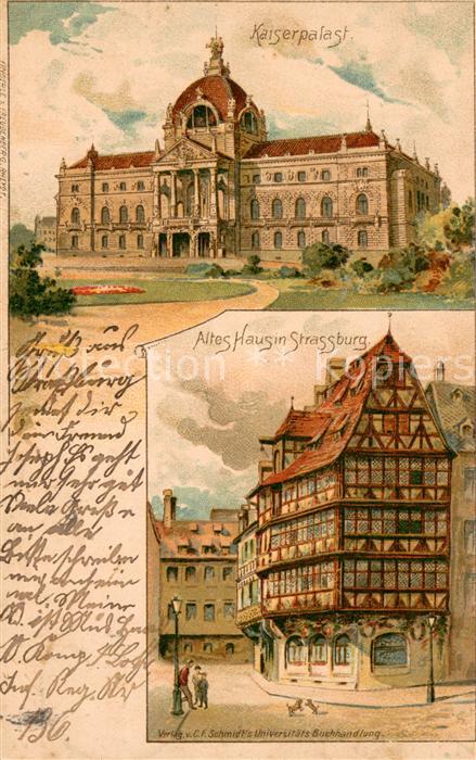 Strassburg Elsass Kaiserpalast Altes Haus