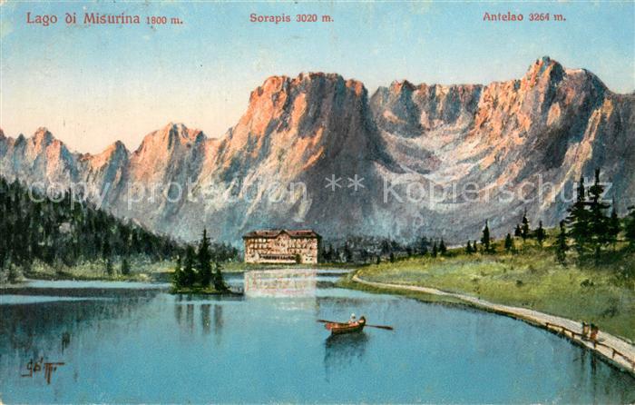 Misurina Lago di Misurina Sorapis Antelao
