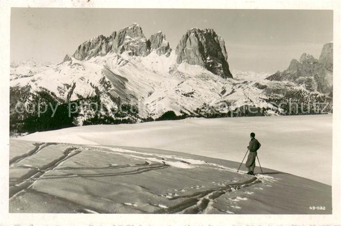 Passo Pordoi Sassolungo dal Pordoi