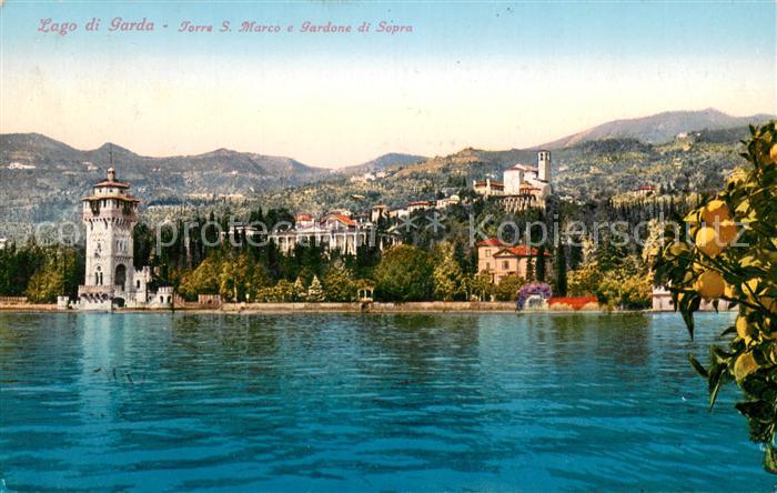 Gardone Lago di Garda Torre San Marco e Gardone di Sopra