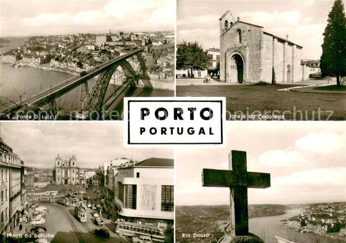 Porto Portugal Ponte D Luiz I Igreja da Cedofeita Praca da Balalho Rio Douro