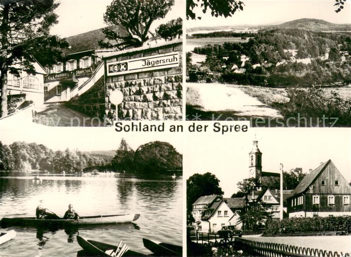 Sohland Spree Gaststaette Jaegersruh OT Ellersdorf Stausee Teilansicht