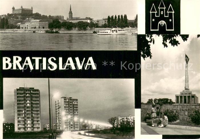 Bratislava Pressburg Pozsony Hrad a Dom nad Dunajom Strkovec Slavia