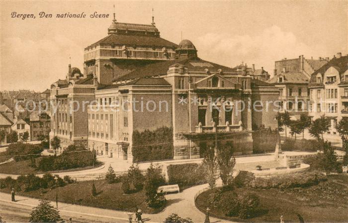 Bergen Norwegen Den nationale Scene