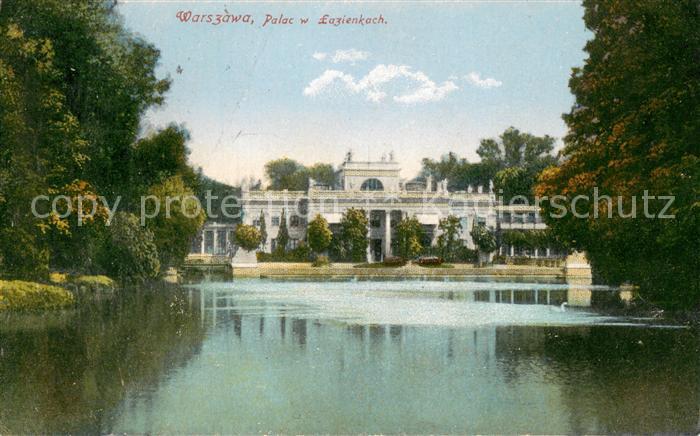 Warszawa Palac w Lazienkach