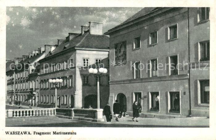 Warszawa Fragment Mariensztatu