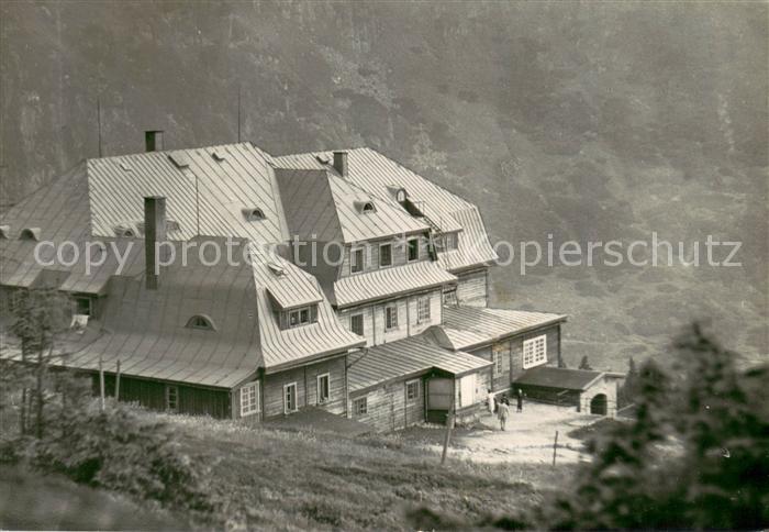 Karpacz Schronisko Strzecha Akademicka Karkonosze Bergbaude im Riesengebirge