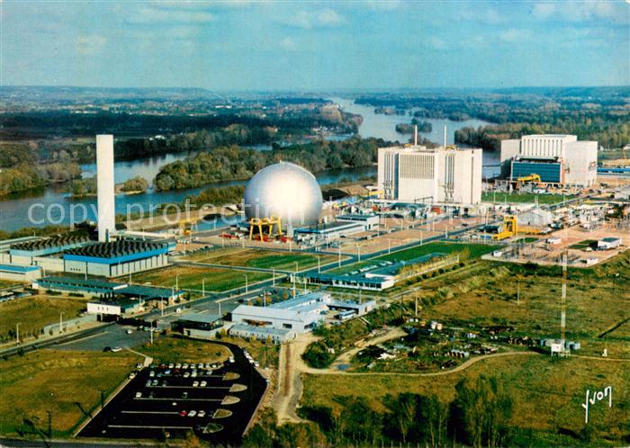 Chinon Indre et Loire La Centrale nucléaire de l'Electricité