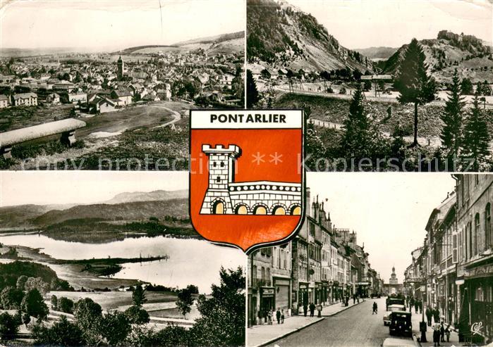 Pontarlier Doubs Panorama Forts de Joux et du Larmont La