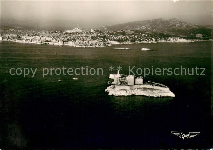 Chateau d If pres de Marseille Vue aérienne