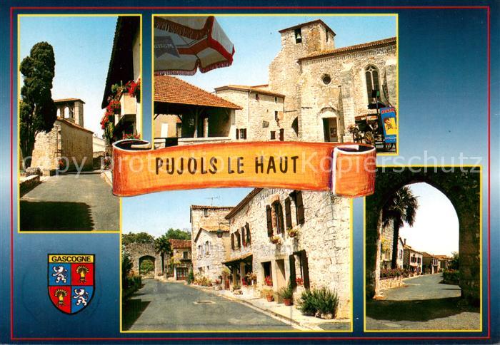 Pujols Villeneuve-sur-Lot Village médiéval fleuri XVe siècle