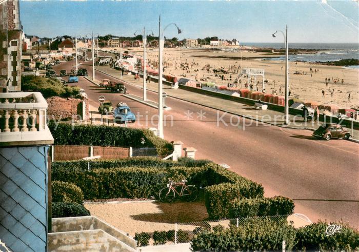 Pornichet La plage et Boulevard des Océanides