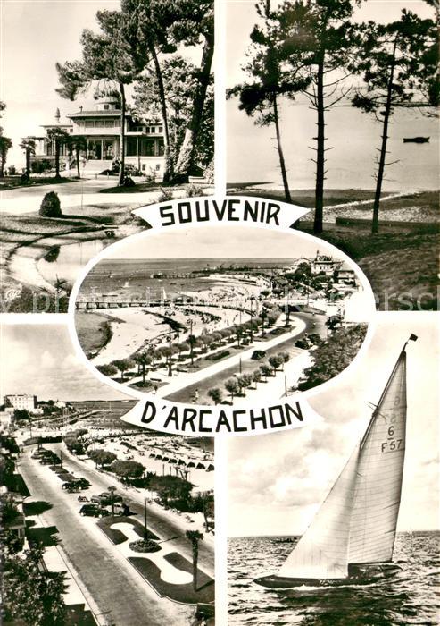 Arcachon 33 Casino Mauresque Contre-jour Plage Prom