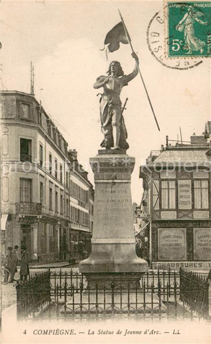 Compiegne 60 Statue de Jeanne d Arc
