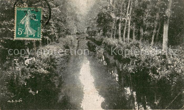 Senlis Oise Bach Waldpartie