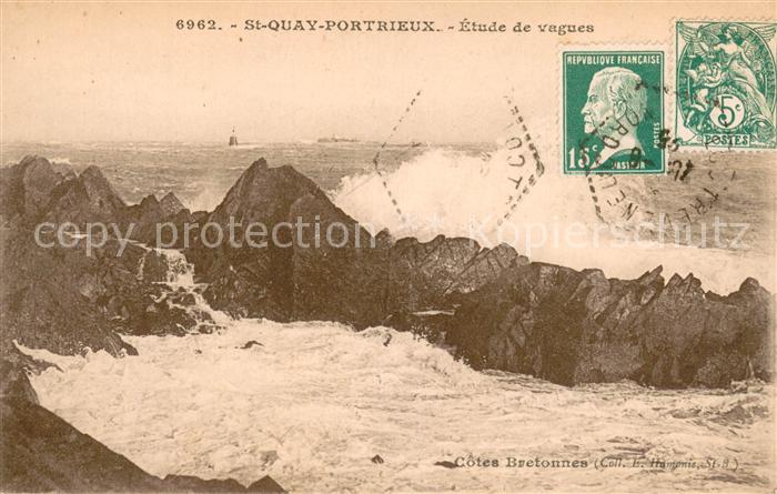 Saint-Quay-Portrieux Etude de vagues