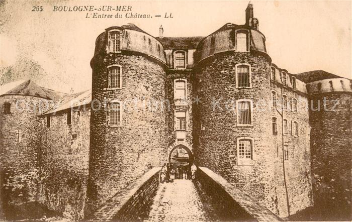 Boulogne-sur-Mer 62 Entrée du Chateau