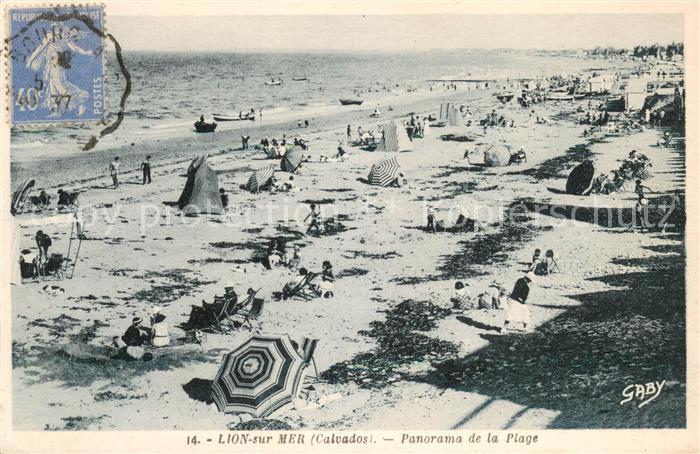 Lion-sur-Mer Panorama de la plage