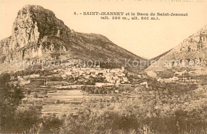 Saint-Jeannet Grasse et le Baou de Saint Jeannet