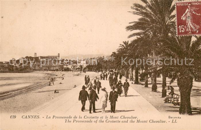 Cannes 06 La Promenade de la Croisette et le Mont Chevalier