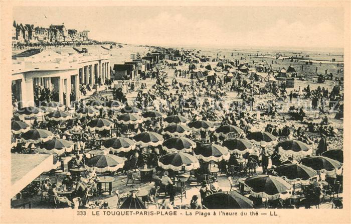 Le Touquet-Paris-Plage La plage a l Heure du thé