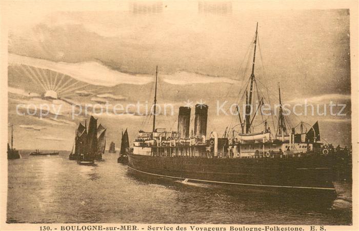 Boulogne-sur-Mer 62 Service des voyageurs Boulogne Folkestone