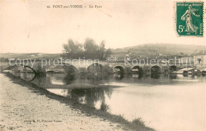 Pont-sur-Yonne Le pont