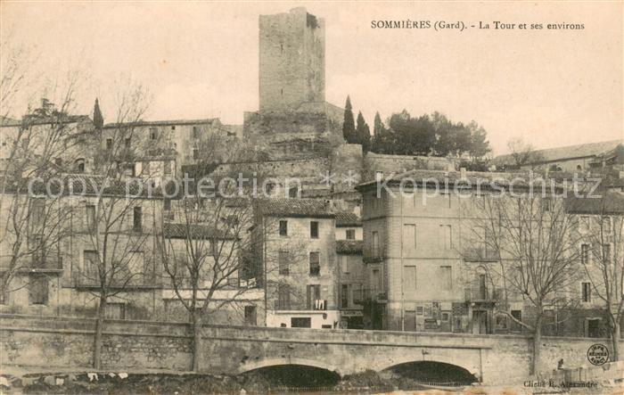 Sommieres La tour et ses environs