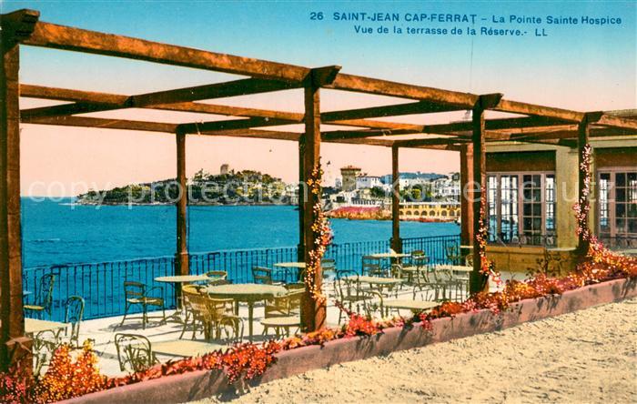 Saint-Jean-Cap-Ferrat La Pointe Sainte Hospice vue de la terrasse de la Réserve
