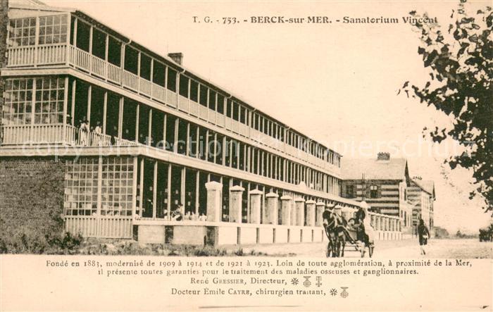 Berck Sanatorium Vincent