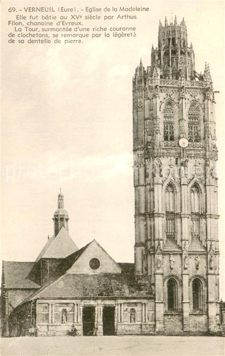 Verneuil-sur-Avre Eglise de la Madeleine