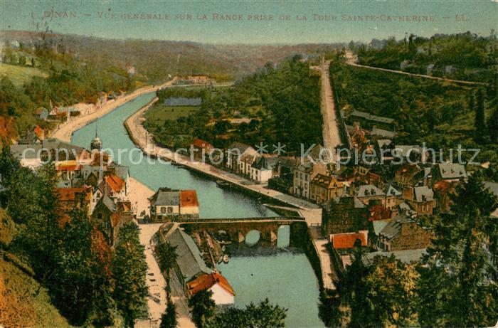 Dinan 22 Vue Generale sur la Rance prise de la Tour Sainte Cathérine