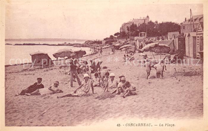 Concarneau Finistere La plage