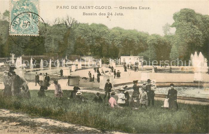 Saint Cloud Paris Parc de Saint Cloud Grandes Eaux Bassin des 24 jets